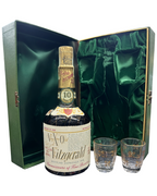 Old Fitzgerald 1958 Very Xtra Old 10 Year Old Straight Bourbon Whiskey With Glasses