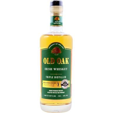 Old Oak Premium Irish Whiskey Triple Distilled 3 year 700 ml
