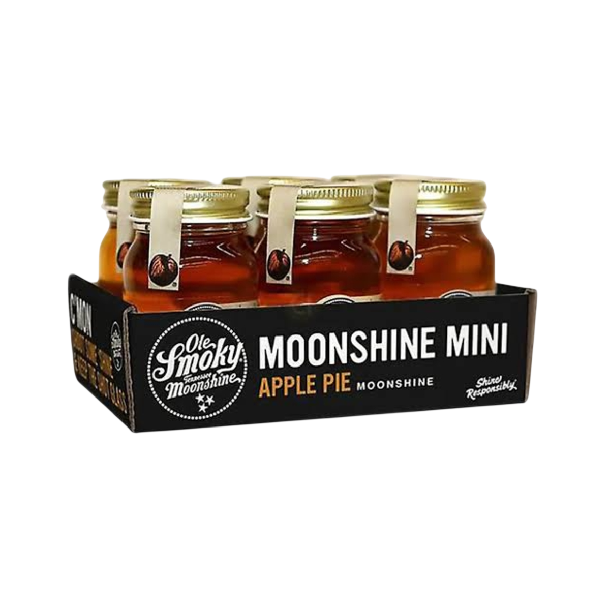 Ole Smoky Apple Pie Moonshine Mini 6 PACK 50ml
