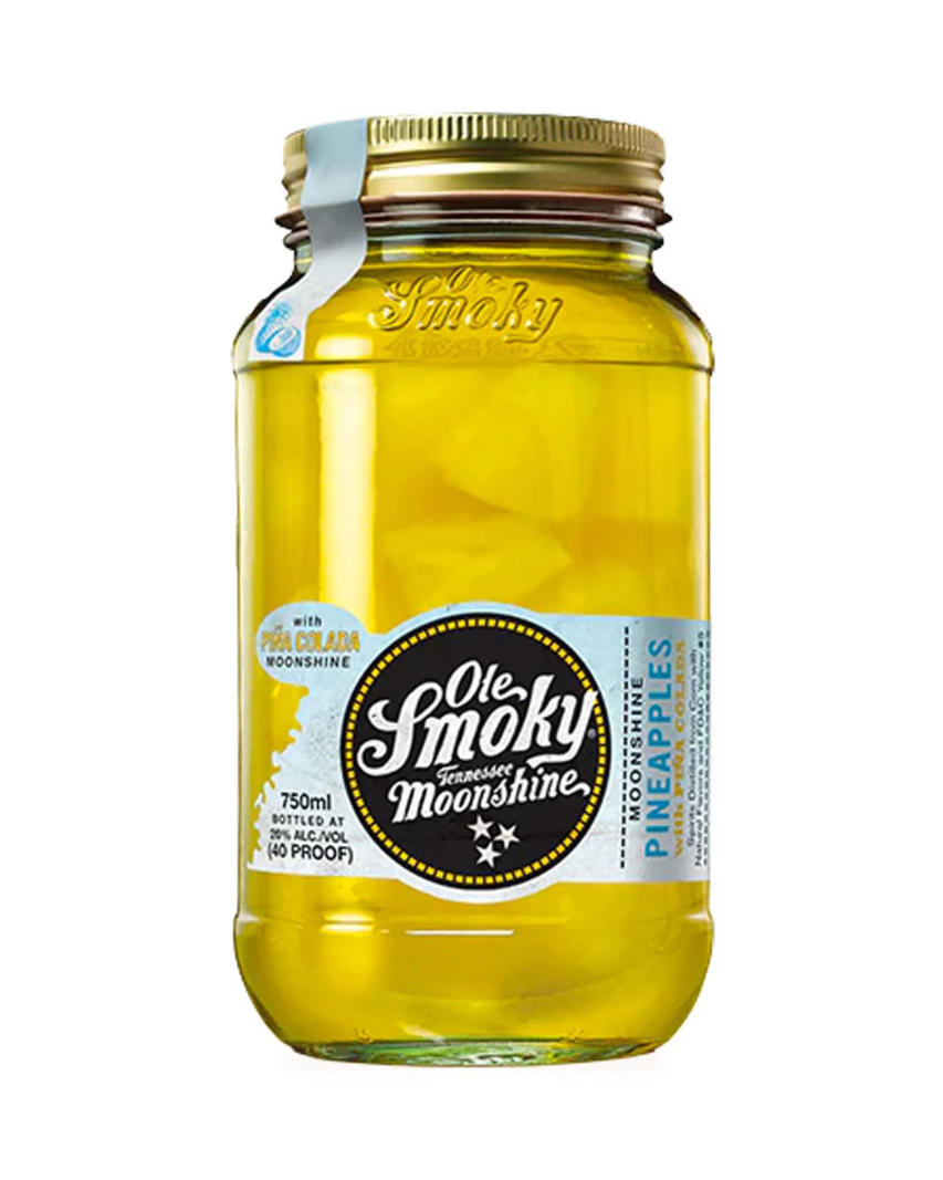 Ole Smoky Pineapples with Pina Colada Moonshine 750ml
