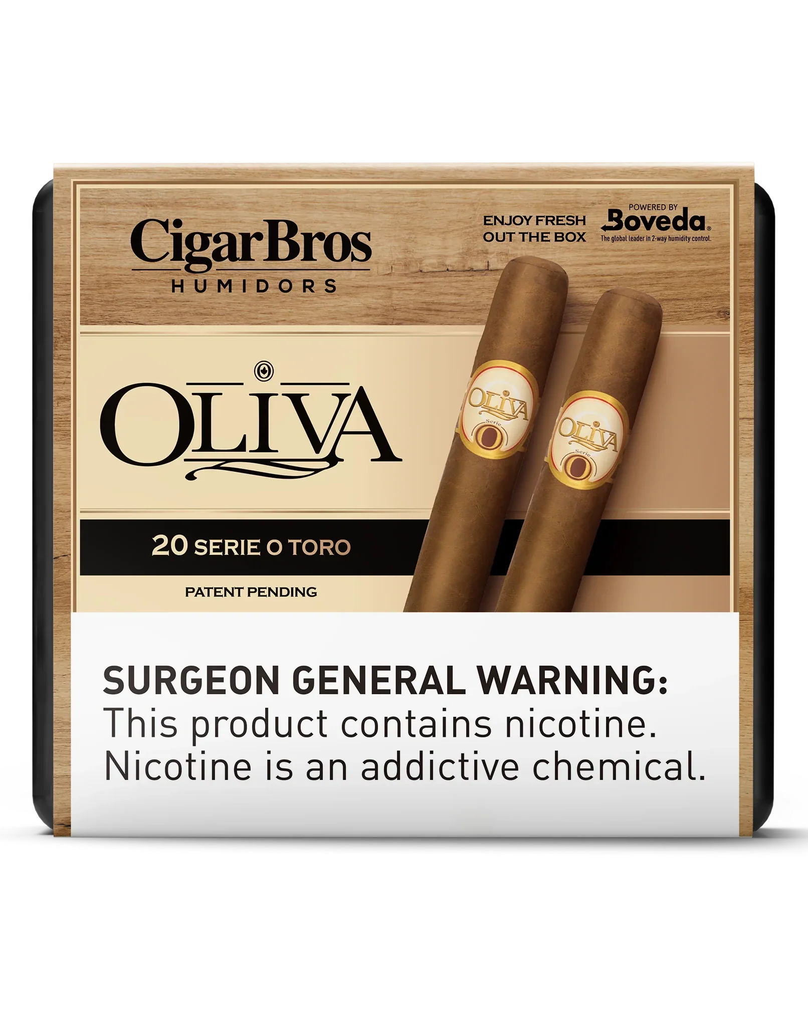 Oliva Serie O Toro  Cigar With Personal Humidor by CigarBros (Box of 20)