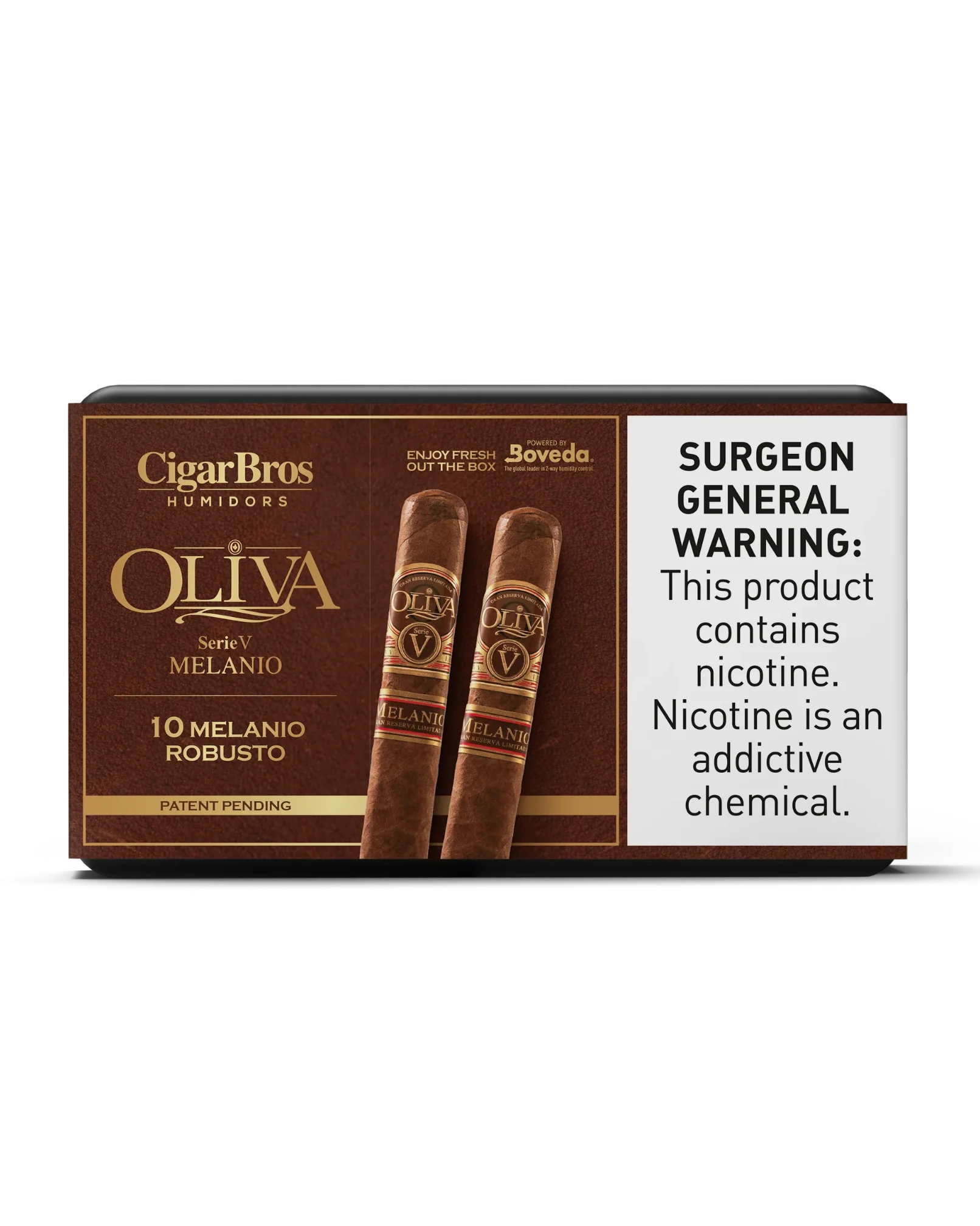 Oliva Serie V Melanio Robusto Cigar With Personal Humidor by CigarBros (Box of 10)