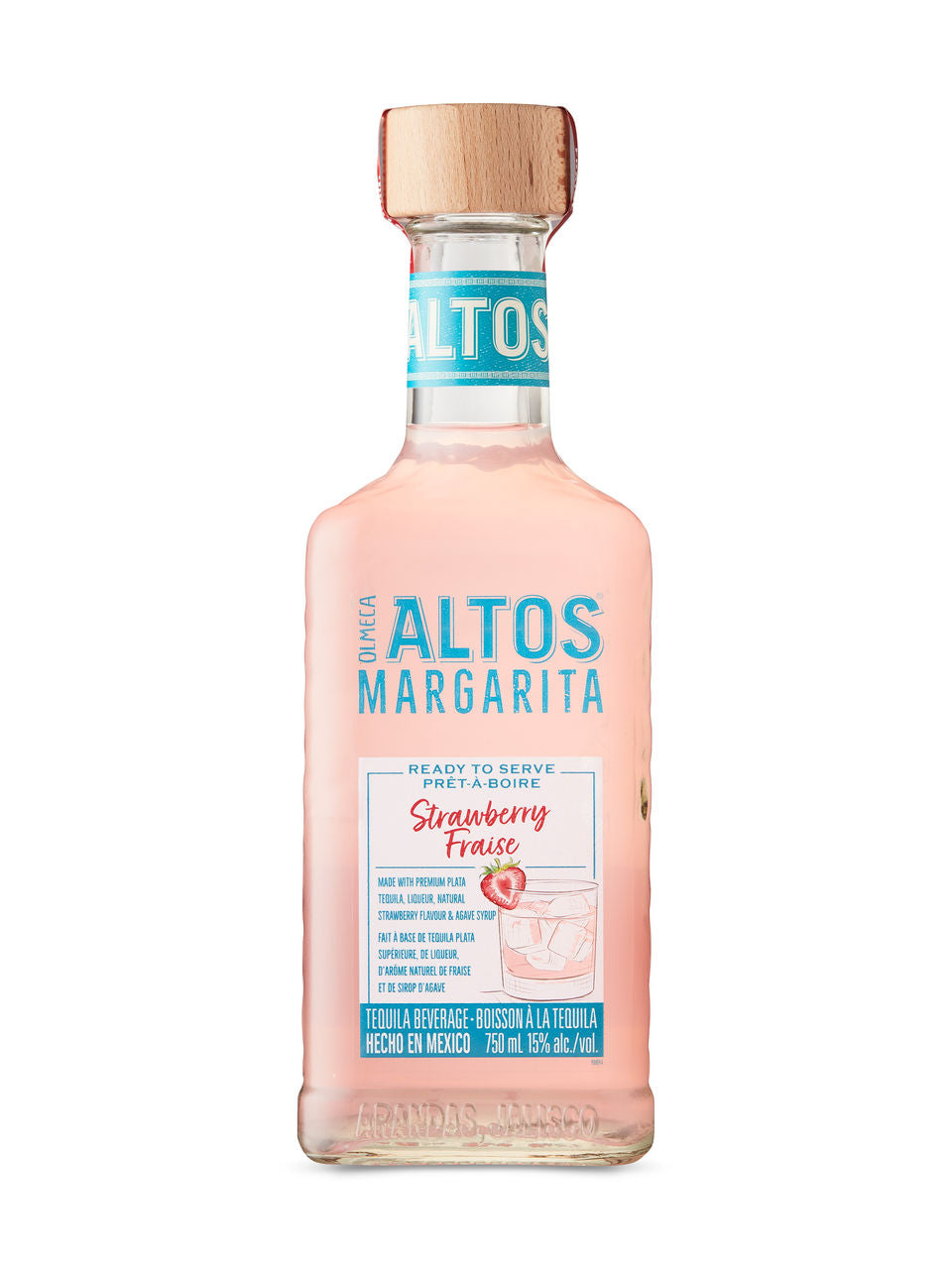Altos Strawberry Margarita Cocktail 750ml
