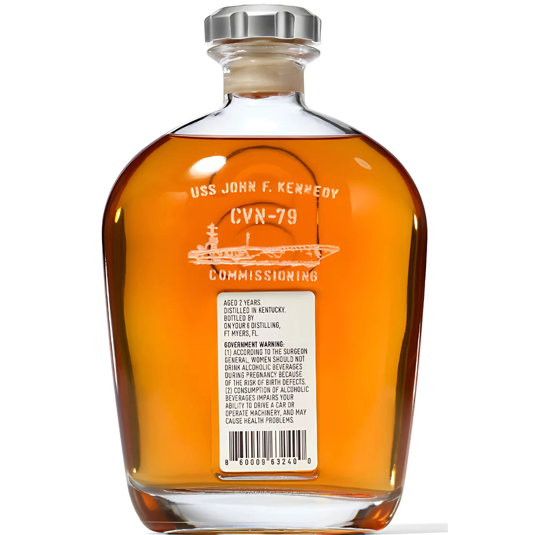 On Your 6 USS John F. Kennedy Commemorative Bottle Whiskey