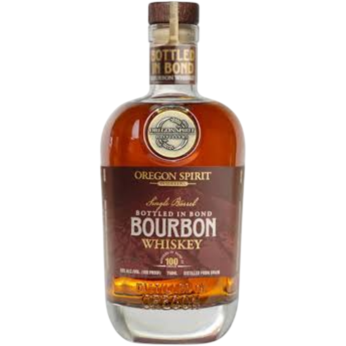 Oregon Spirit Distillers Single Barrel Bottled in Bond 4 year 750 ml