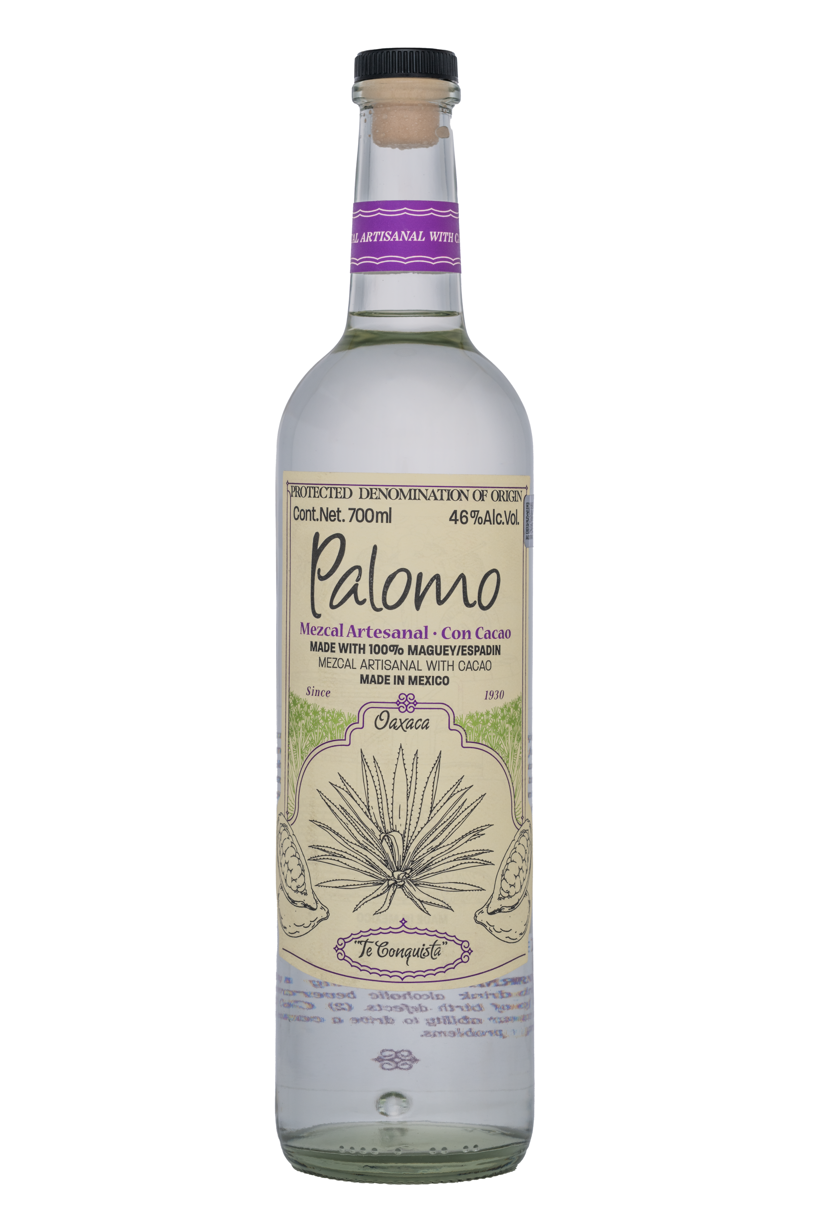 Palomo Espadin Destilado con Cacao Mezcal Artesanal 700ml