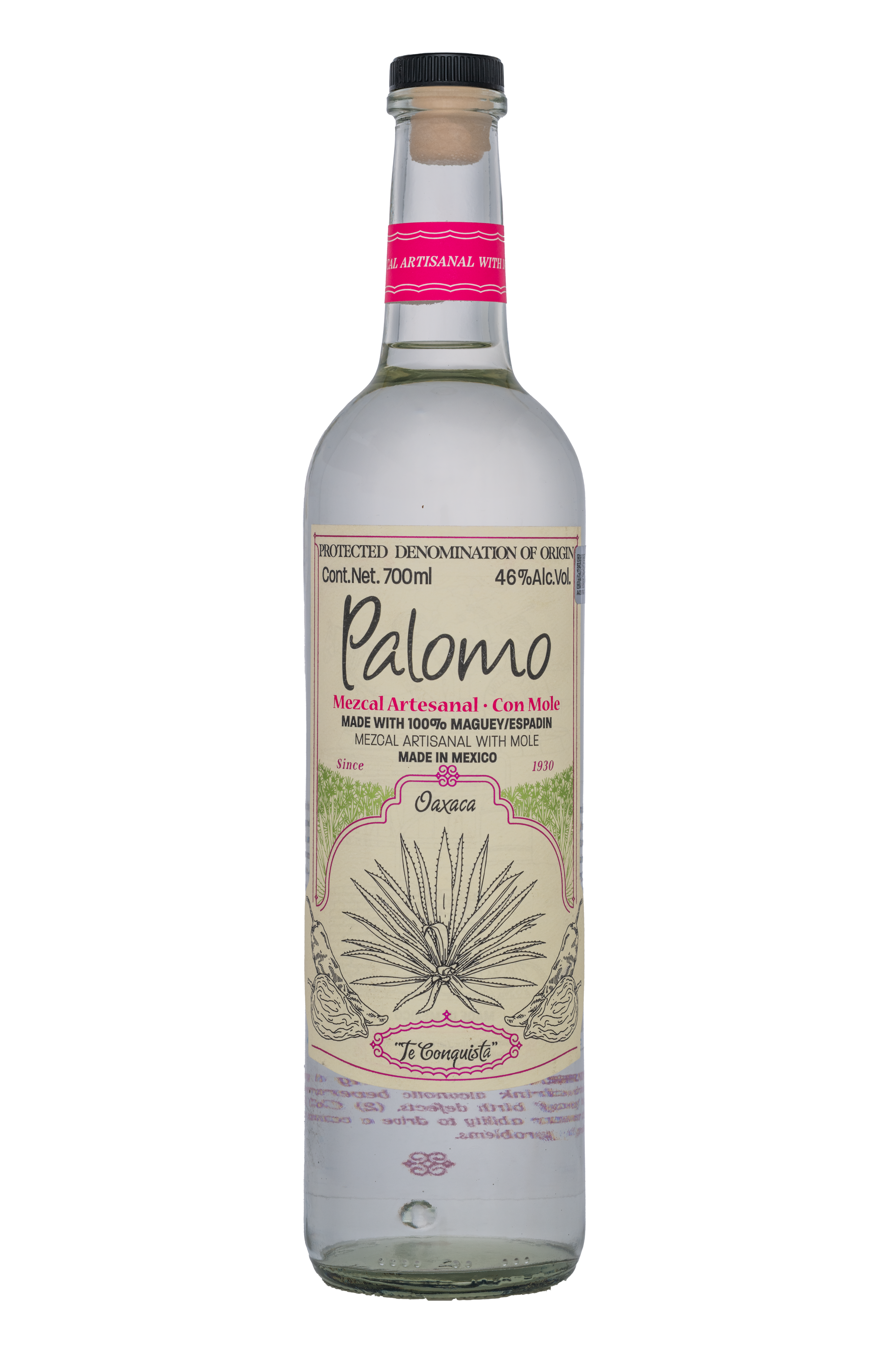 Palomo Espadin Destilado con Mole Mezcal Artesanal 700ml