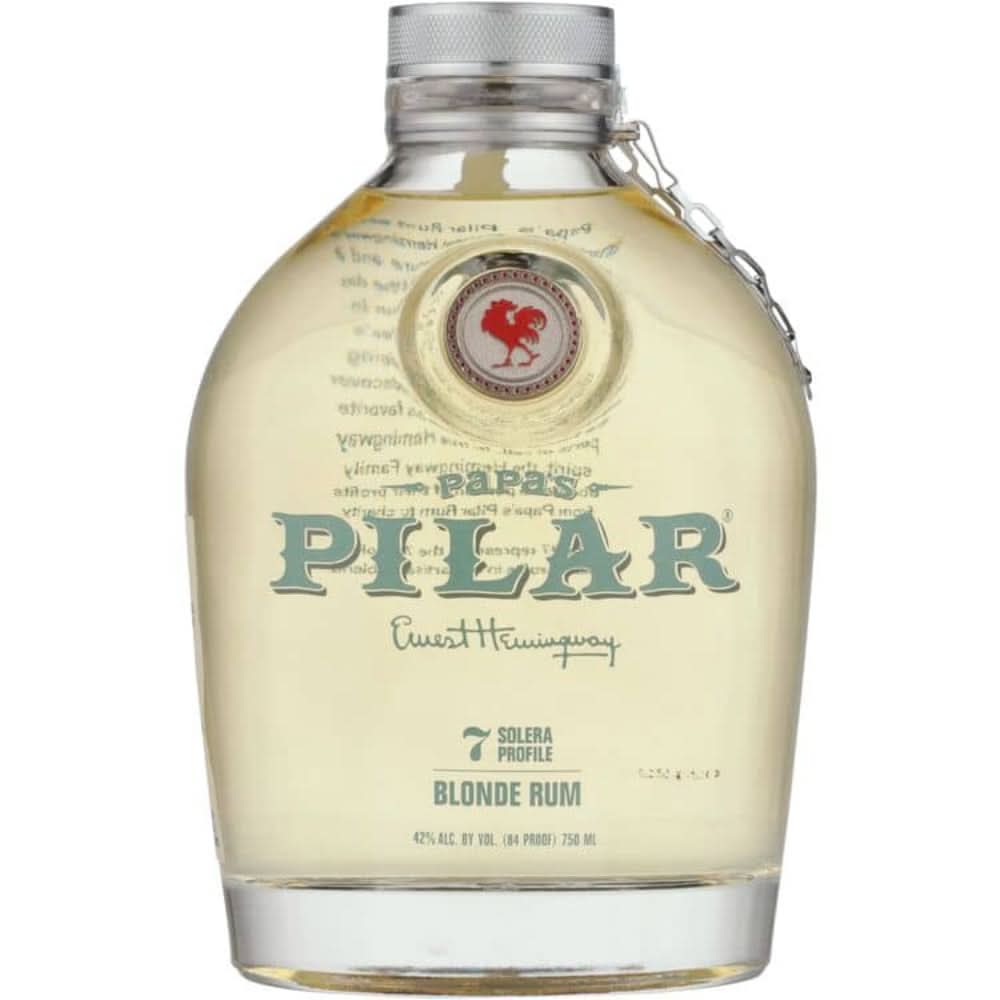 Papa's Pilar Platinum 7 Year Old Solera Blended Blonde Rum 750ml
