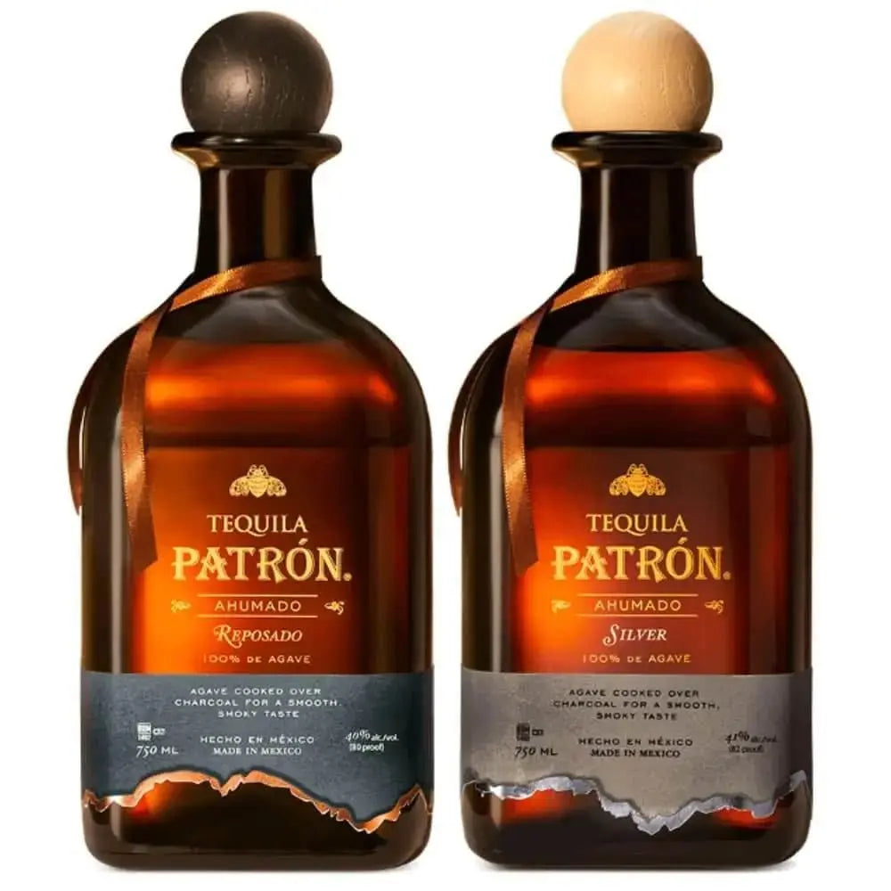 Patron Ahumado Reposado & Silver Tequila 750ml Bundle 2-Pack