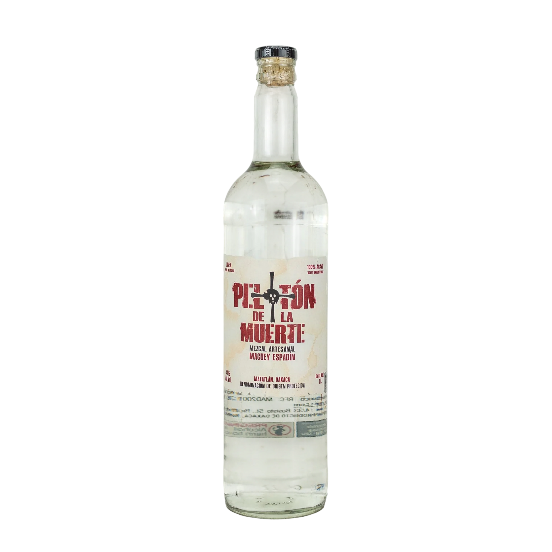 Peloton De La Muerte Joven Maguey Espadin 1 liter