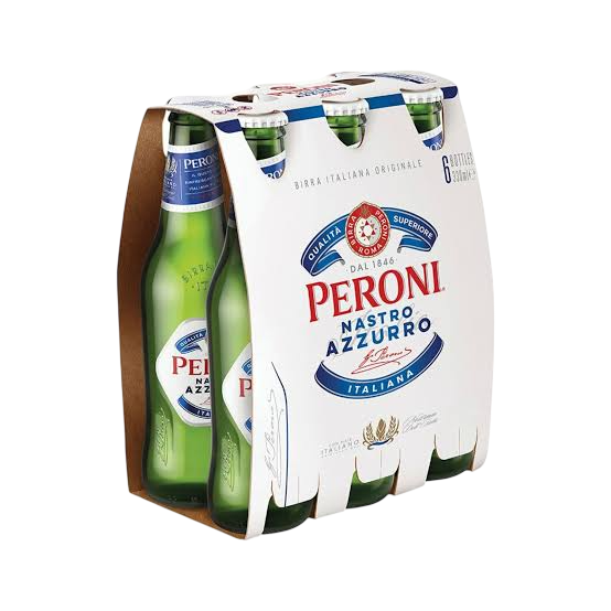 Peroni Nastro Azzurro 6 Pack 330 ml