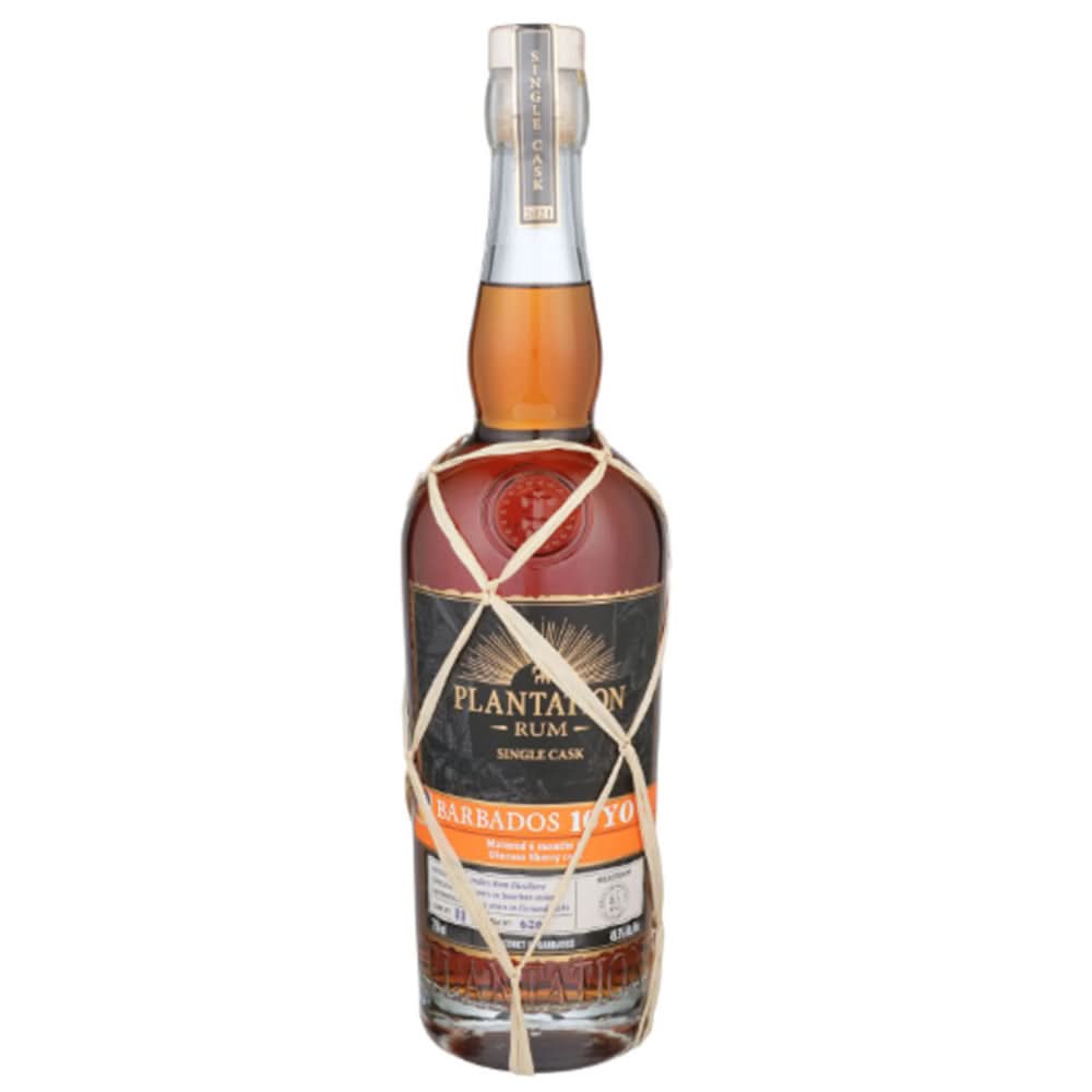 Plantation Rum 10 Years Old 99.2 Proof West Indies Rum 750ml