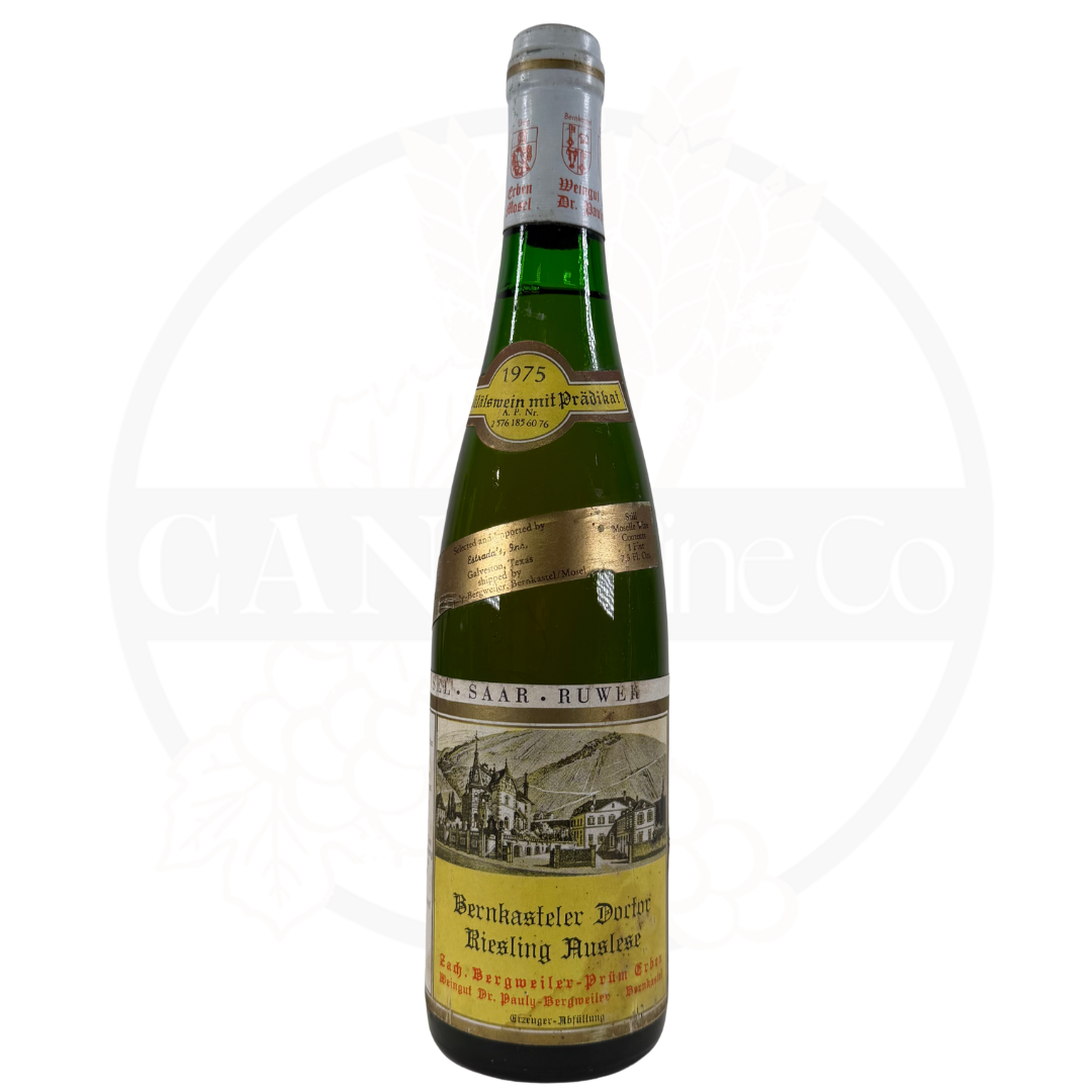 1975 Weingut Zacharias Bergweiler-Prum Erben Dr. Pauly-Bergweiler Bernkasteler Badstube Riesling Auslese 750ml