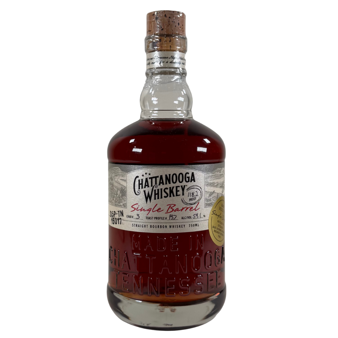 Chattanooga Single Barrel Straight Bourbon Whiskey 750ml