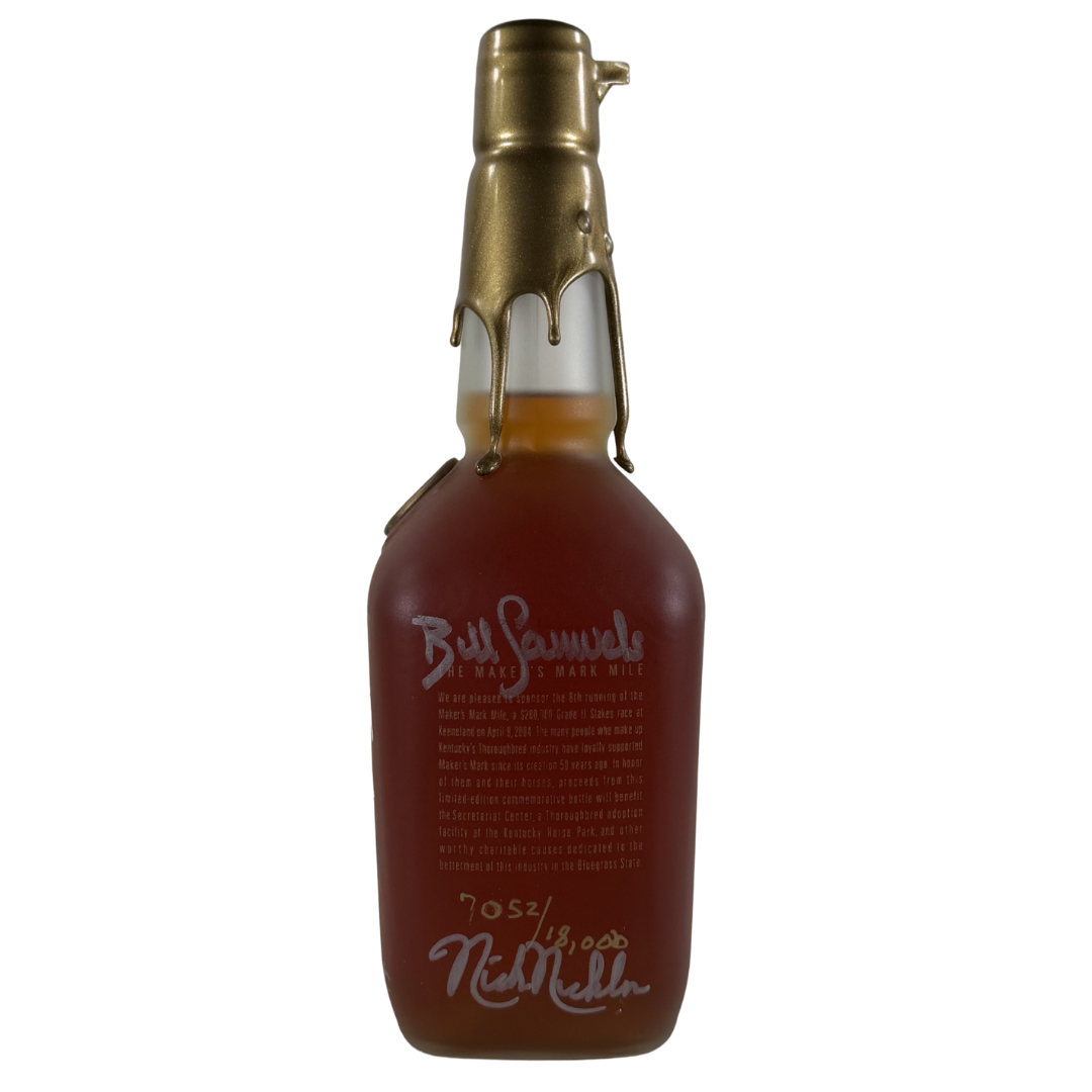 2004 Maker's Mark Seattle Slew Limited Edition Kentucky Straight Bourbon Whisky Signed 1Lt