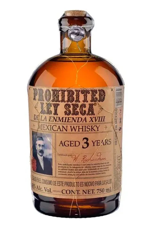 Prohibited Ley Seca 3 Years Old Single Malt Whisky