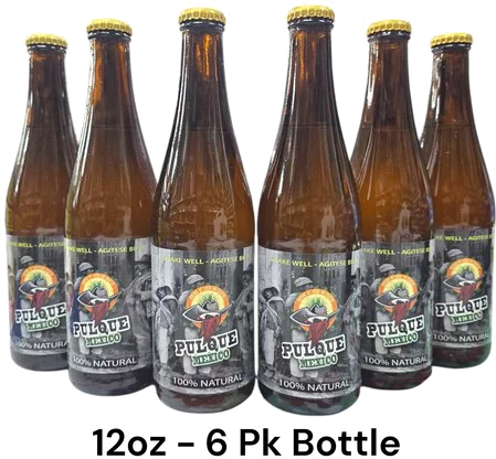 Pulque Mexico 100% Natural 12-Oz Bottle 6-Pack