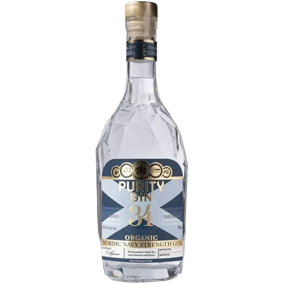 Purity Purity Organic Craft Navy Strength Gin 34 750 ml