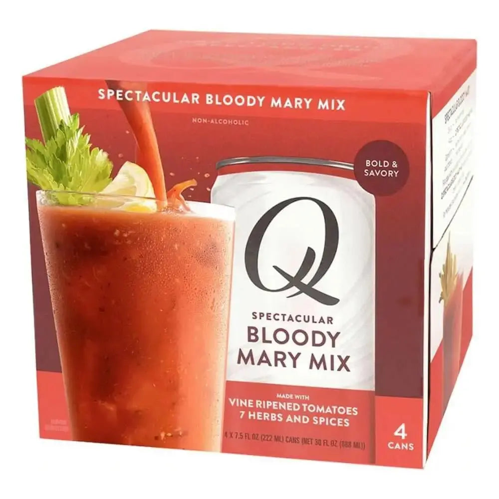 Q Spectacular Bloody Mary Mix by Joel McHale Can 4-Pack