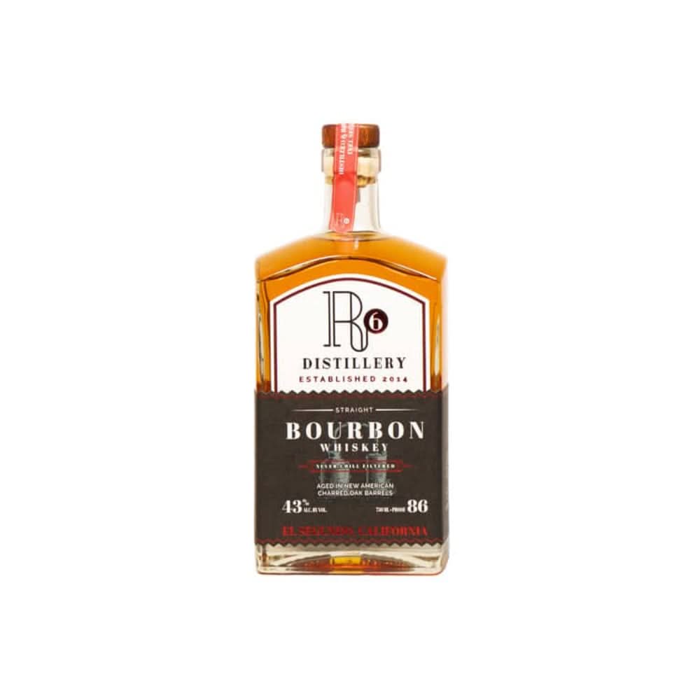 R6 Distillery Straight Bourbon Whiskey 750ml