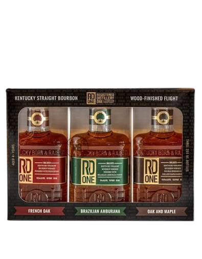 RD One Wood Finished Borbon French Oak, Maple and Amburana Wood 3 pack 200 ml