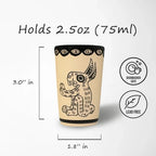 Rabbit Design Shot Glasses 2.5-Oz 4-Pack