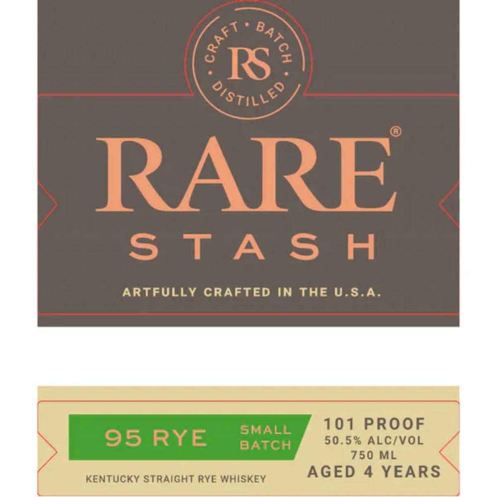 Rare Stash 95 Rye By Dustin Poirier Whiskey 750ml