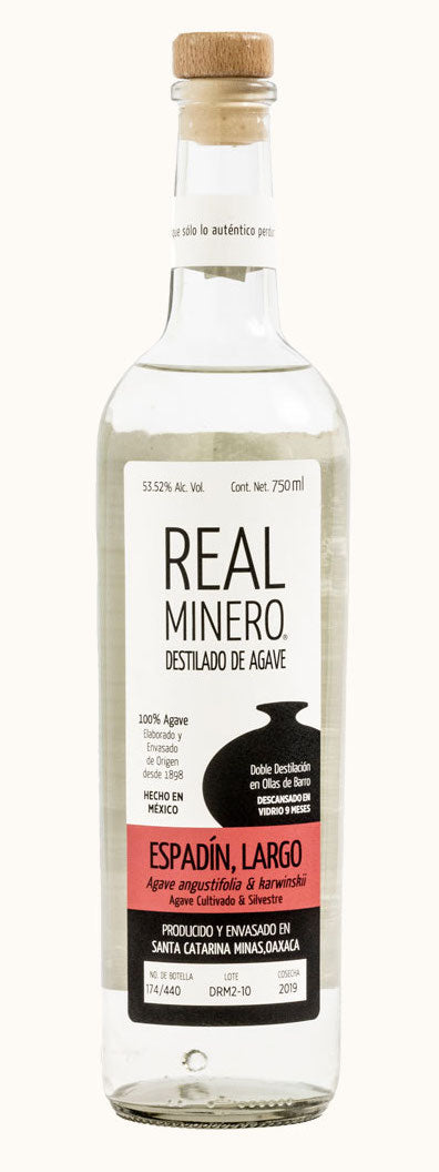 Real Minero Espadin Largo Mezcal 750ml