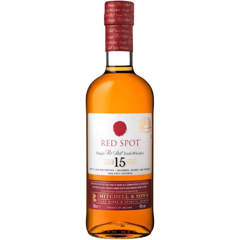 Mitchell & Son Red Spot 15 Year Old Single Pot Still Irish Whiskey 750ml
