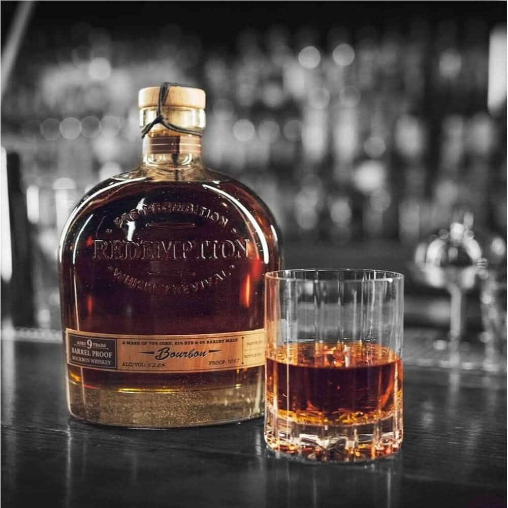 Redemption 9 Year Old Barrel Proof Straight Bourbon Whiskey 750ml