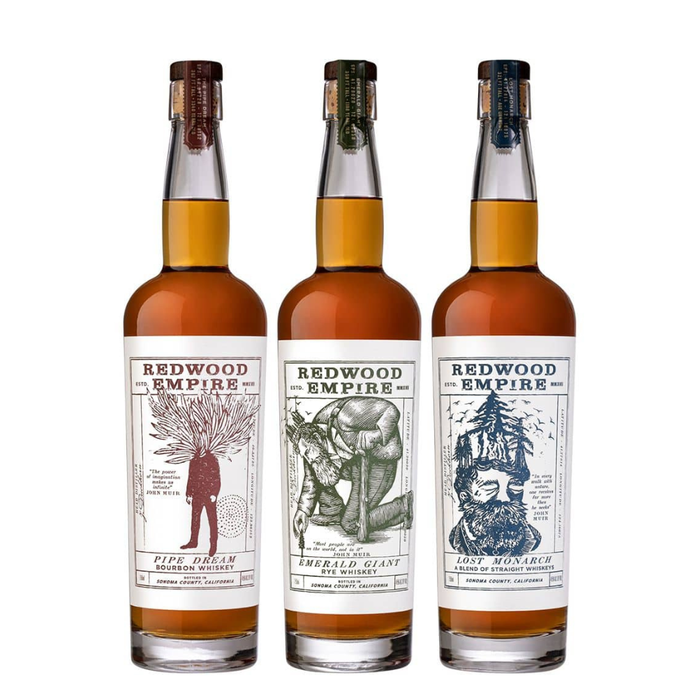 Redwood Empire Trifecta Whiskey 750ml Bundle 3-Pack