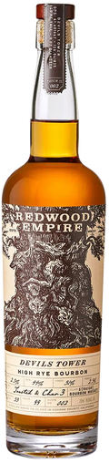 Redwood Empire Devil's Tower High Rye Bourbon Whiskey 750ml