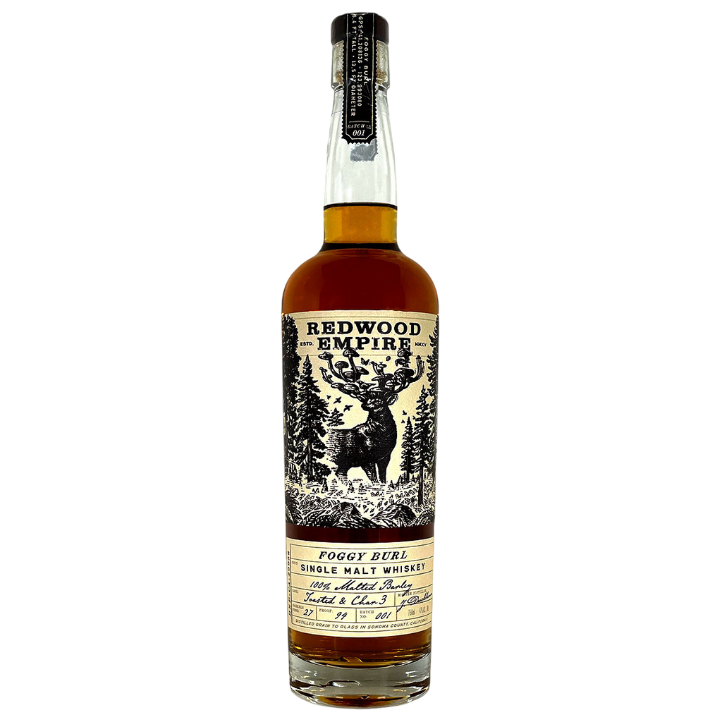 Redwood Empire Foggy Burl Single Malt Whiskey 750ml