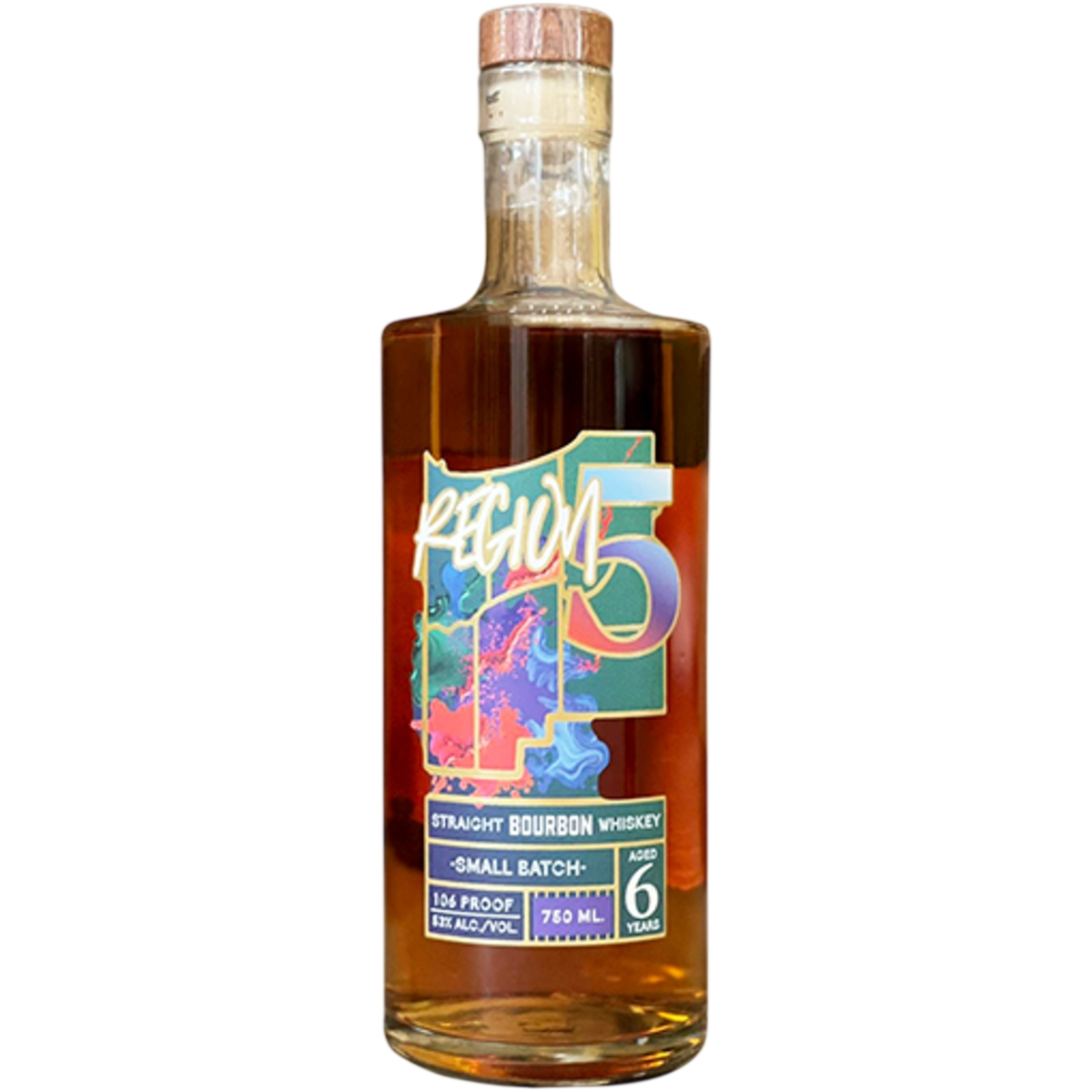 Region 5 Straight Bourbon Small batch 6 year 750ml