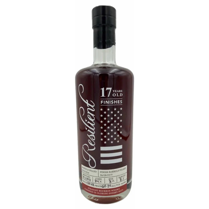 Resilient 17 Year Old 120.48 Proof Straight Bourbon Whisky 750ml