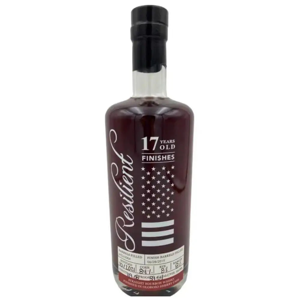 Resilient 17 Year Old Oloroso Sherry Finish 119.08 Proof Straight Bourbon Whisky 750ml