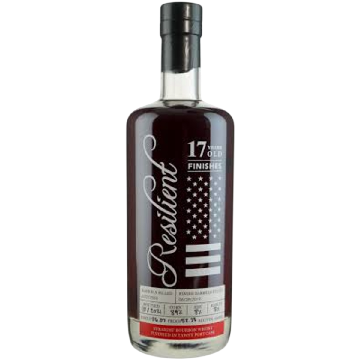 Resilient Straight Bourbon Whisky finished in tawny port cask 17 year 750ml