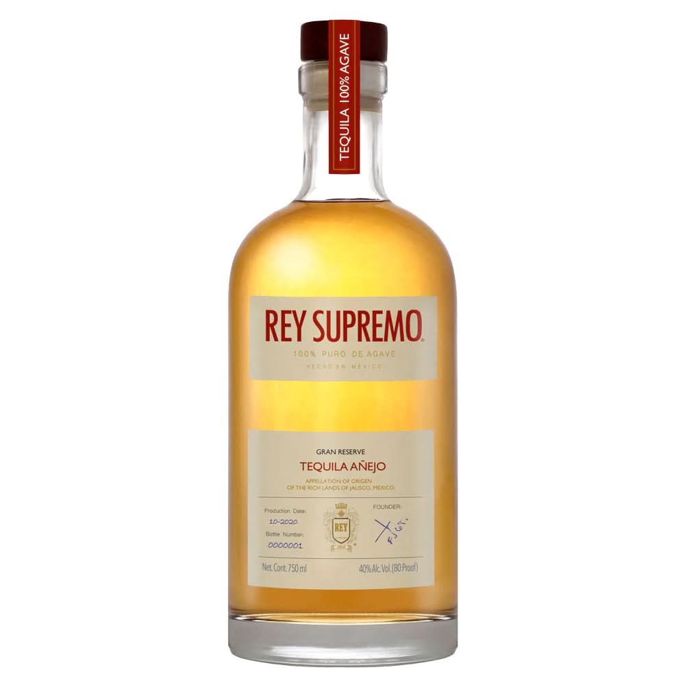 Rey Supremo Gran Reserve Anejo Tequila 750ml