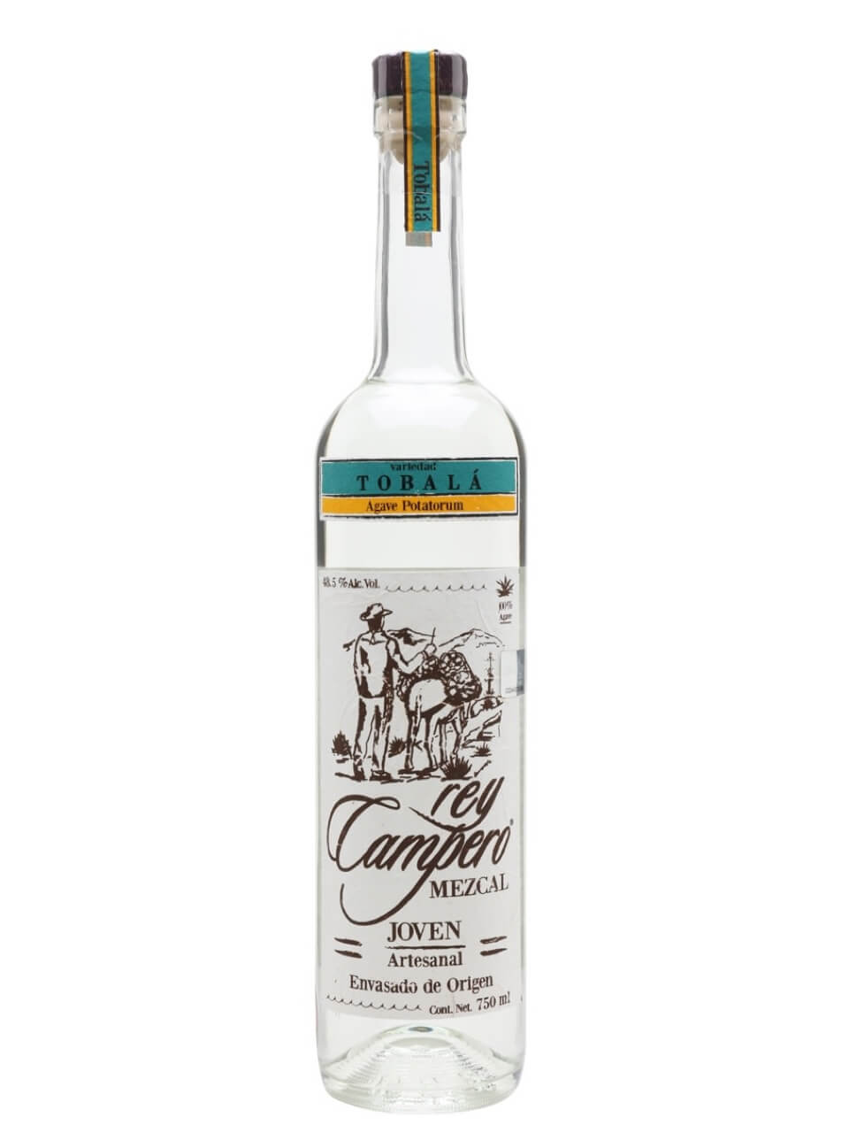 Rey Campero Tobala Mezcal Joven 750ml