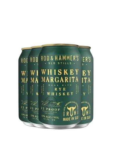 Rod and Hammer's Whiskey Margarita Rye 4 Pack 355 ML