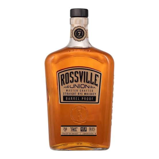 Rossville Union Master Crafted Straight Rye Barrel Proof 117.2 7 year 750 ml