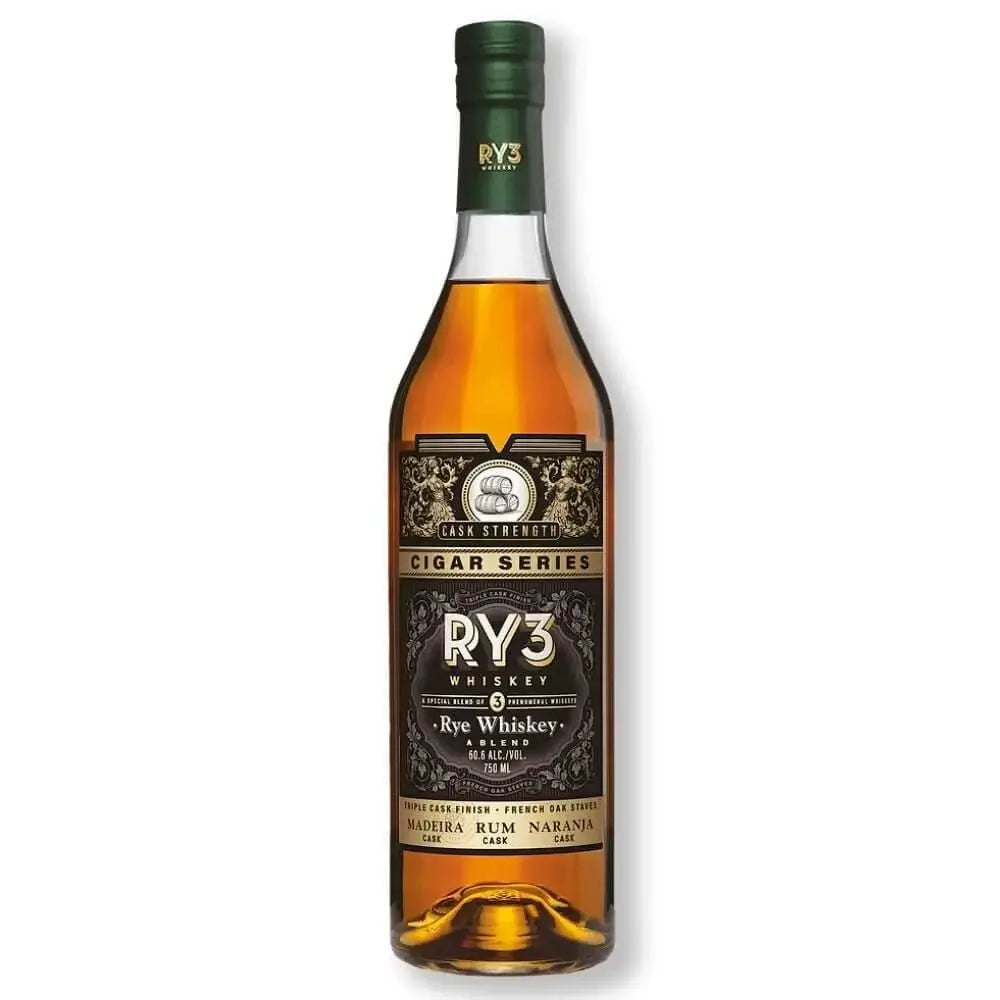 Ry3 Cigar Series Cask Strength Rye Whiskey 750ml