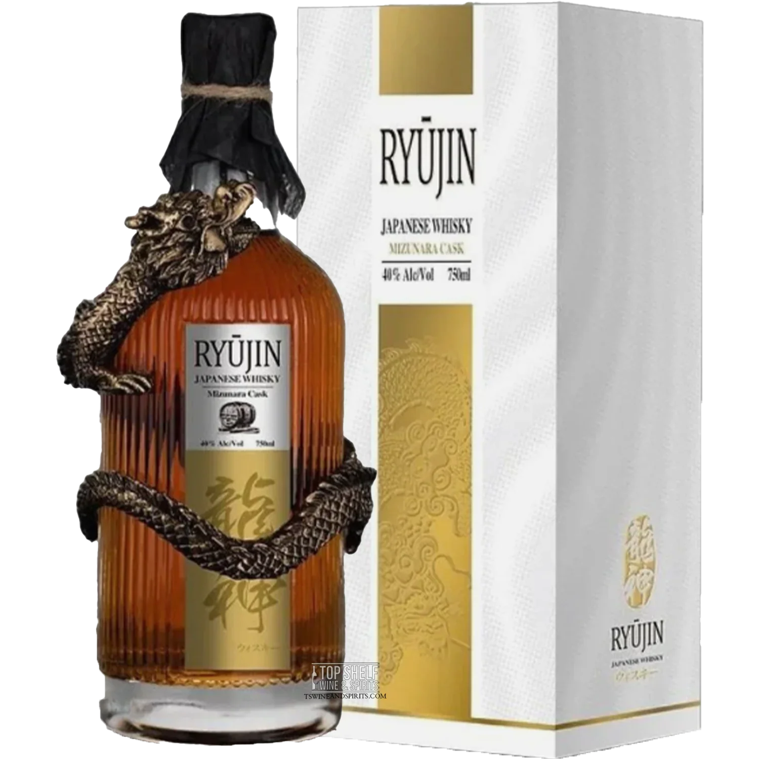 Ryujin Mizunara Cask Japanese Whisky 1Lt