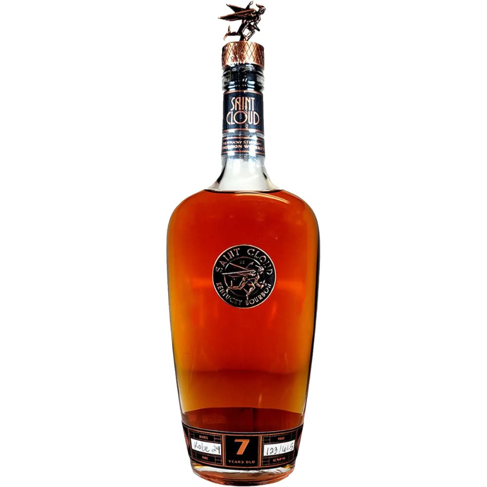 Saint Cloud Straight Bourbon Single Barrel Cask Strength 7 Year Old 123.9 Proof Bourbon Whiskey 750ml