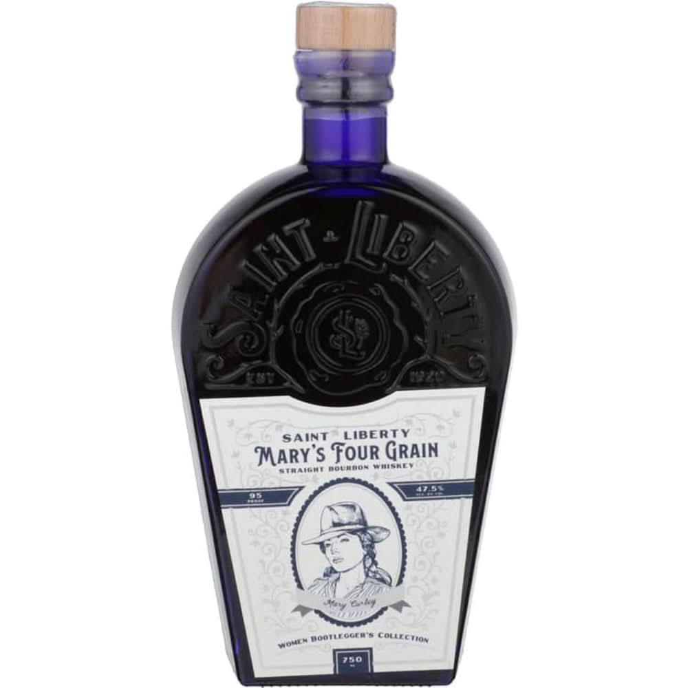 Saint Liberty Straight Bourbon Mary's Four Grain Women Bootlegger's Collection 4 Year Straight Bourbon Whiskey 750ml
