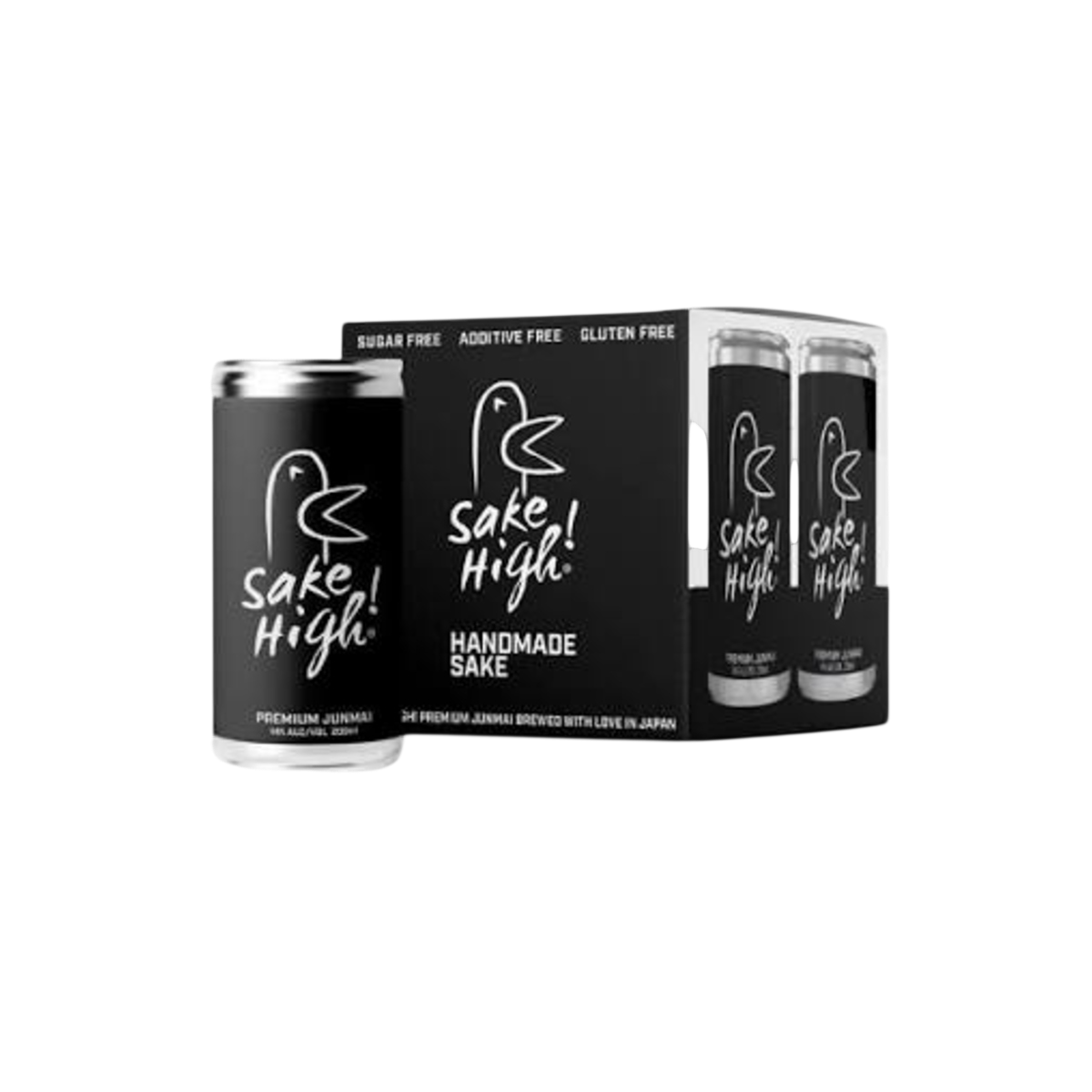 Sake High Premium Junmai Sake Verison 2 (4 pack) 200ml