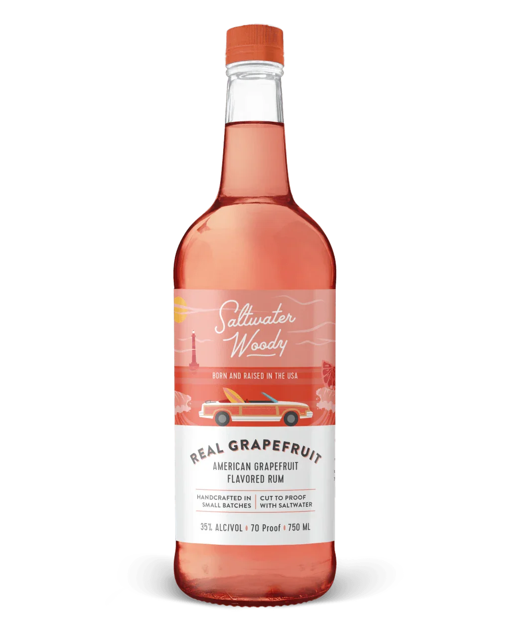 Saltwater Woody Real Grapefruit 750ml