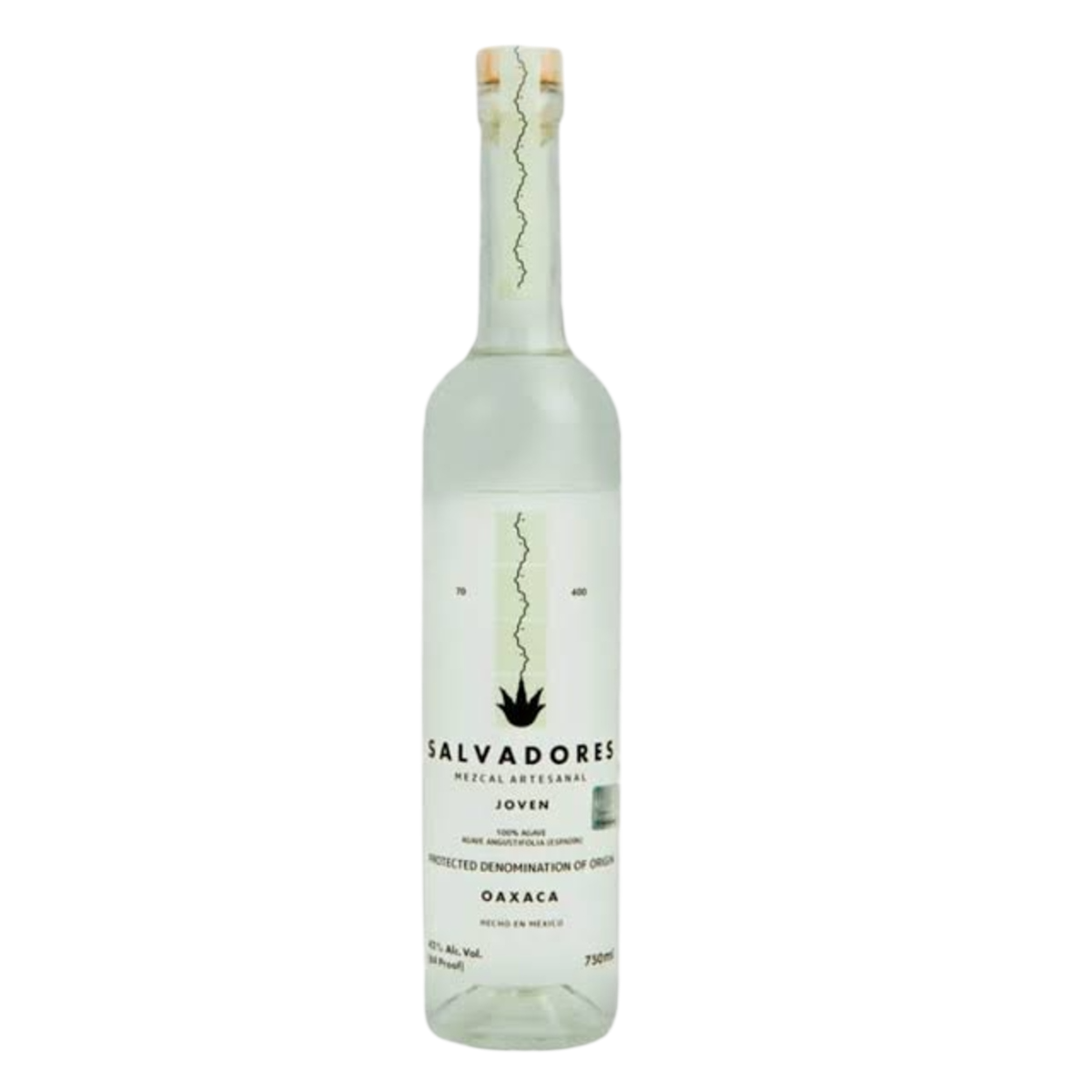 Salvadores Mezcal Artesanal Espadin Joven 750 ml