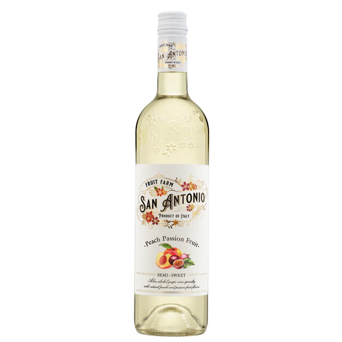 San Antonio Fruit Farm Peach Passion Fruit Semi Sweet Wine 750ml