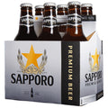 Sapporo Premium Beer 12-Oz Bottle 6-Pack